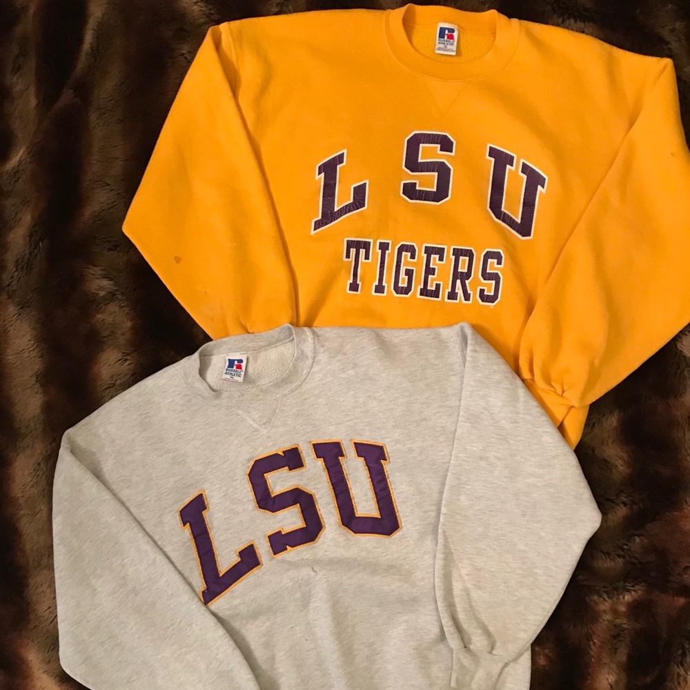 Vintage LSU sweatshirts